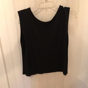 Black Crop Top Tank